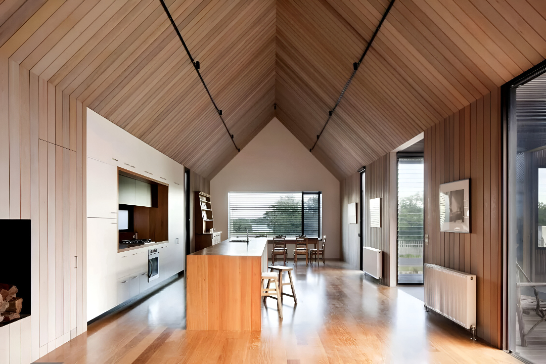 Внутренняя часть дома барнхаус